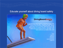 Tablet Screenshot of divingboardsafety.net